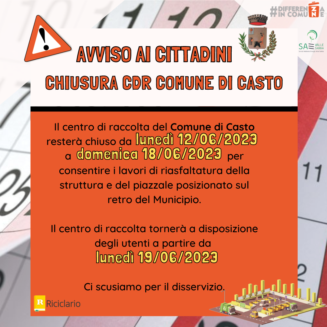 chiusura cdr Casto_per SOCIAL